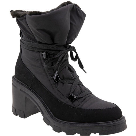 BCBGeneration Women’s Lug Sole Tagli Hiker Booties Size 6.5 Lace-Up - Picture 1 of 5